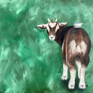 Fancy A Cuppa? Oil Painting By Anne Bardsley