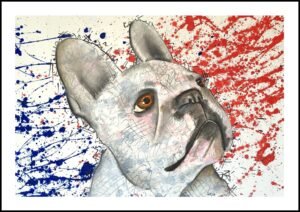 French Bulldog Print By Anne Bardsley