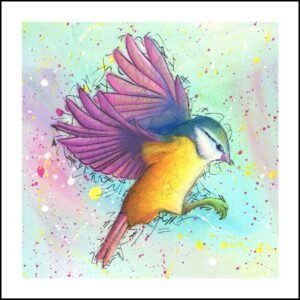 Paridae Of Love 1 Print By Anne Bardsley