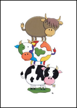 Pride Cows Print By Anne Bardsley