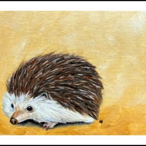 Spiky Hog Print By Anne Bardsley