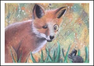 The Very Distinguished Mr Fox Print By Anne Bardsley