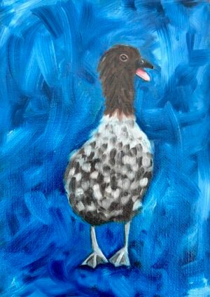 Little Loudmouth Oil Painting By Anne Bardsley