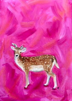 Strike A Pose Oil Painting By Anne Bardsley