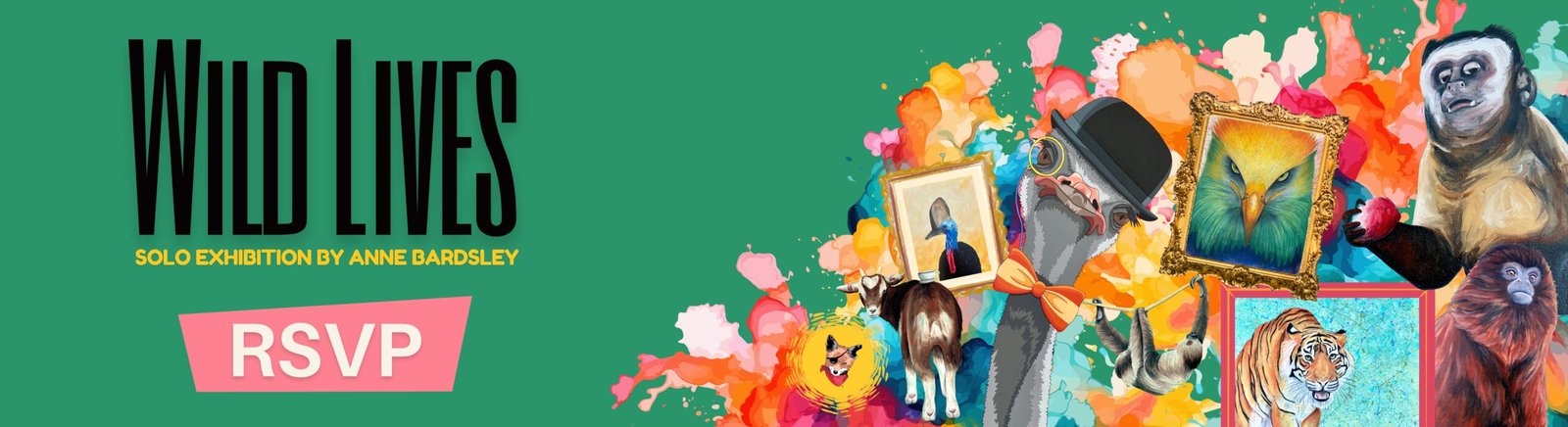Anne Bardsley Wild Lives RSVP Banner