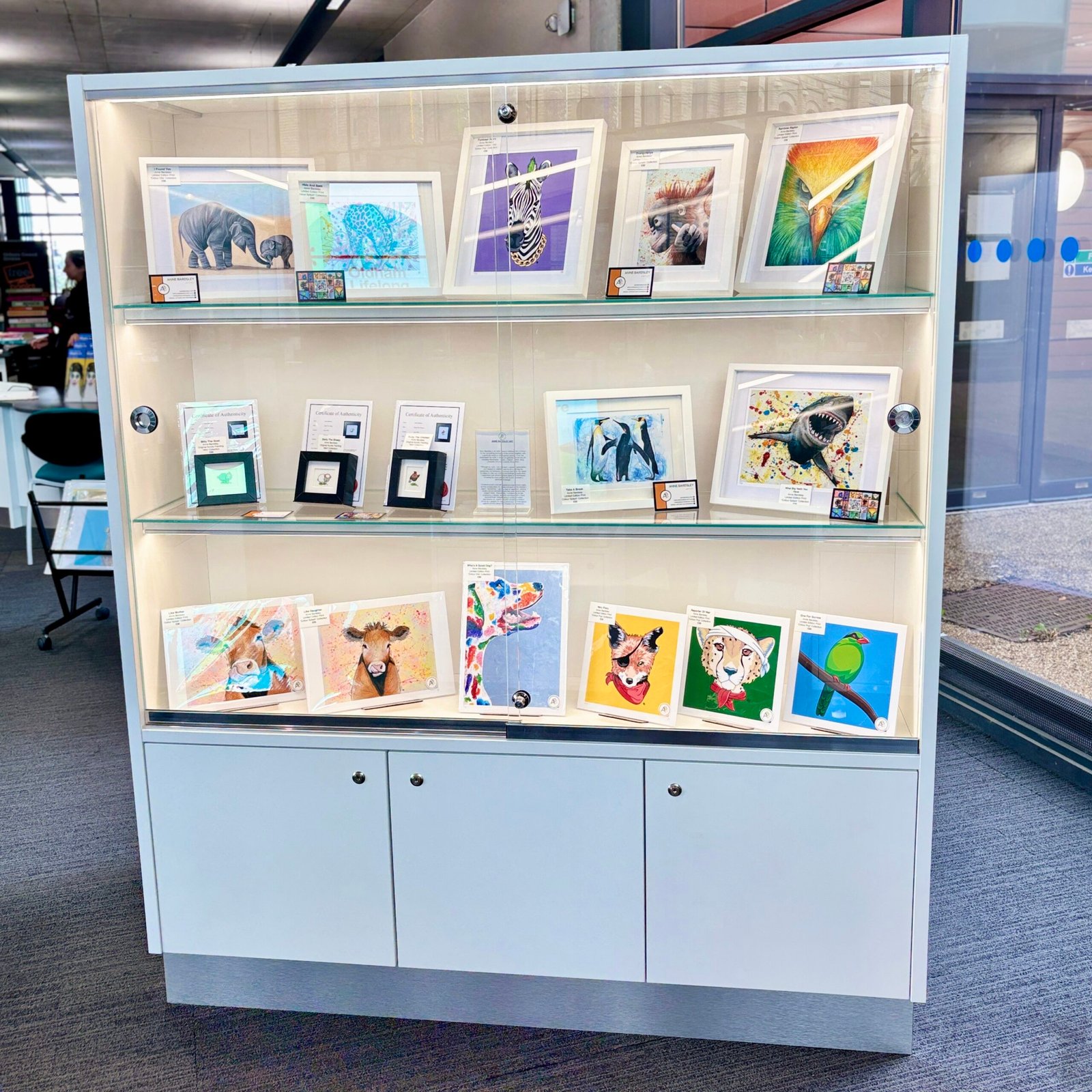 Anne Bardsley's Work On Display In Gallery Oldham Shop