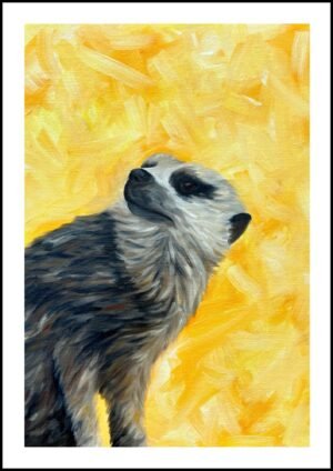 Sneaky Sentry Print By Anne Bardsley