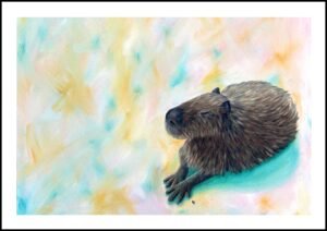 Capycalm Print By Anne Bardsley
