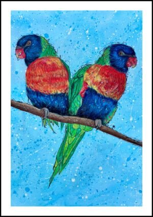 Lovers Tiff Print By Anne Bardsley